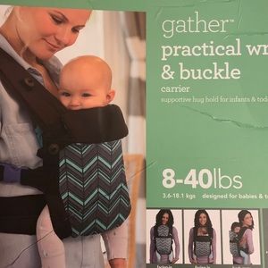 infantino gather practical wrap & buckle carrier